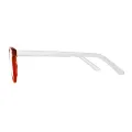Conchita - Round Red Glasses for Women